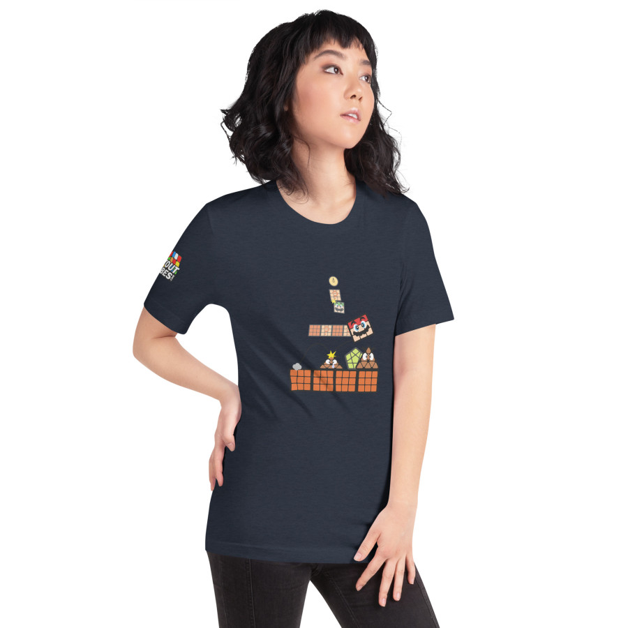 Tshirt Unisex Mario cubeur