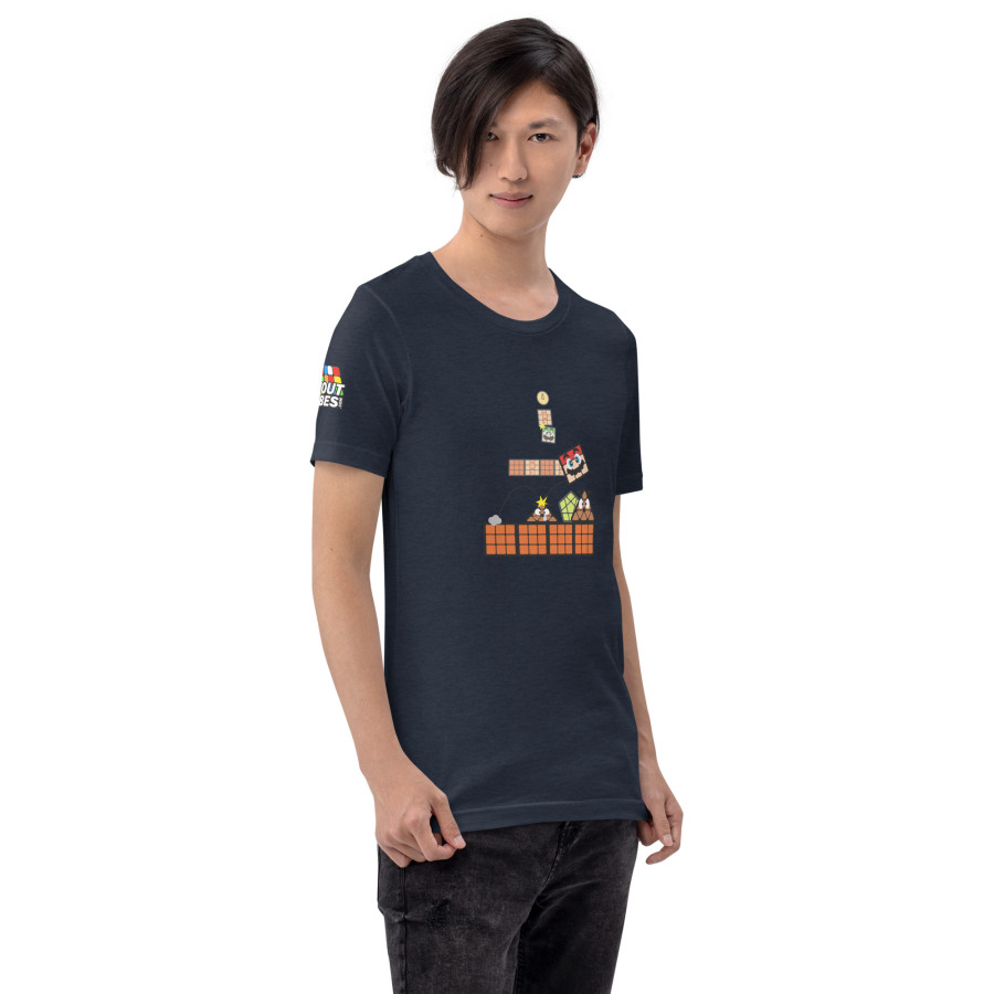 Tshirt Unisex Mario cubeur
