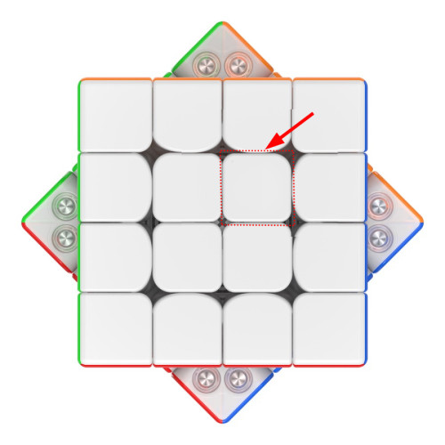 Centre blanc sans logo Gan 460 v2 UV