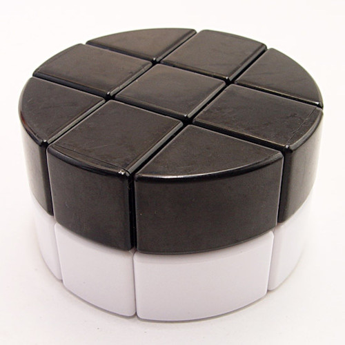 Lanlan cylindre 3x3x2 Mix Blanc et Noir