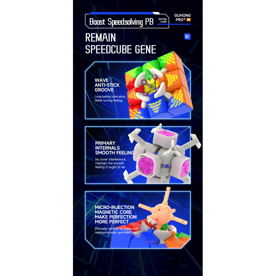DaYan GuHong Pro+ MagLev 3x3 54 / 55 / 56 mm