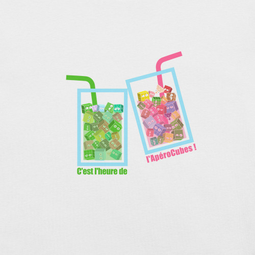 Tshirt Unisex "Apéro Cube"