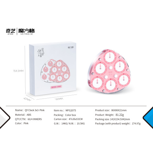 Qiyi Clock Magnetico 3x3
