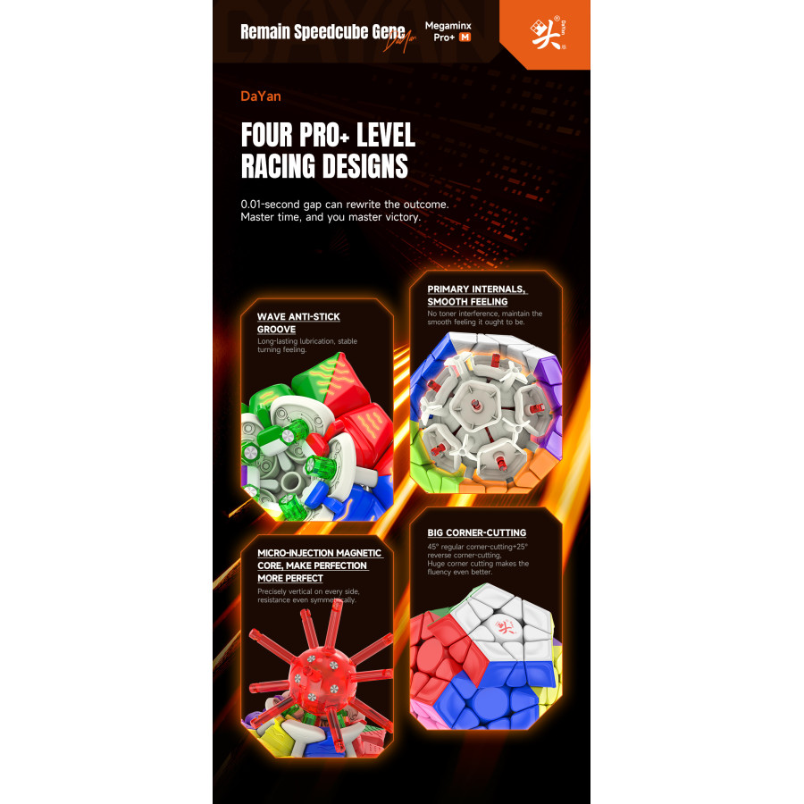 DaYan Megaminx Pro+ Magnetique