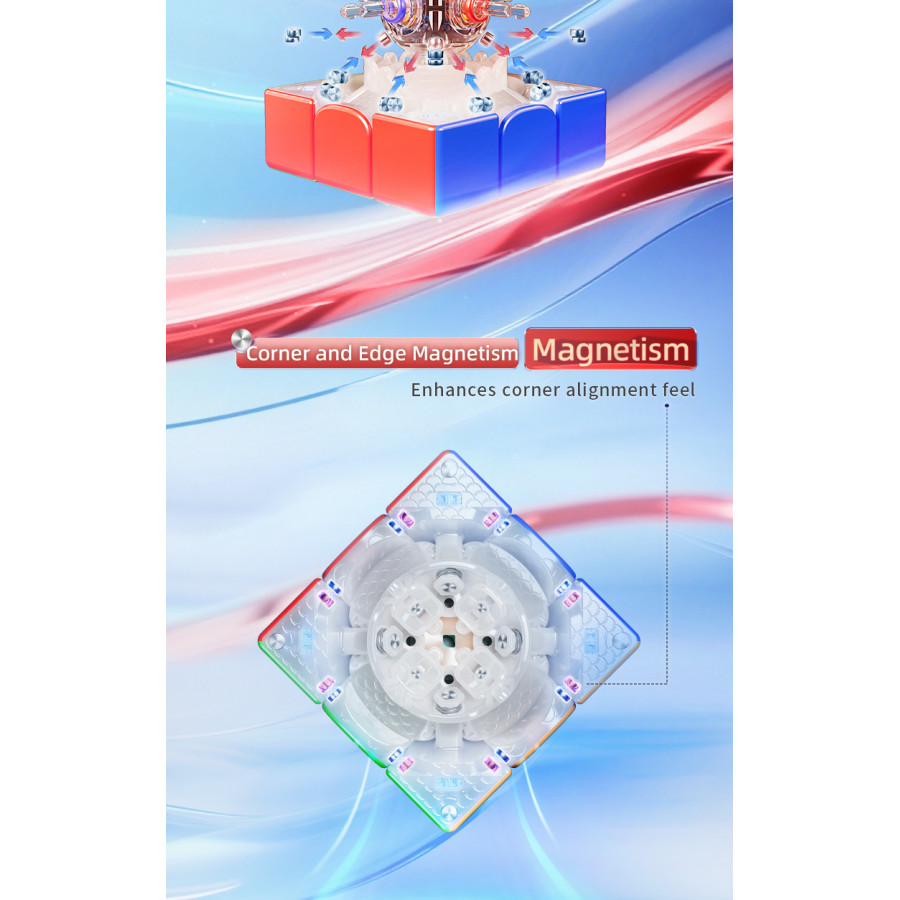 MoYu Super Aolong 3x3 AI 20 aimants Ball-Core...