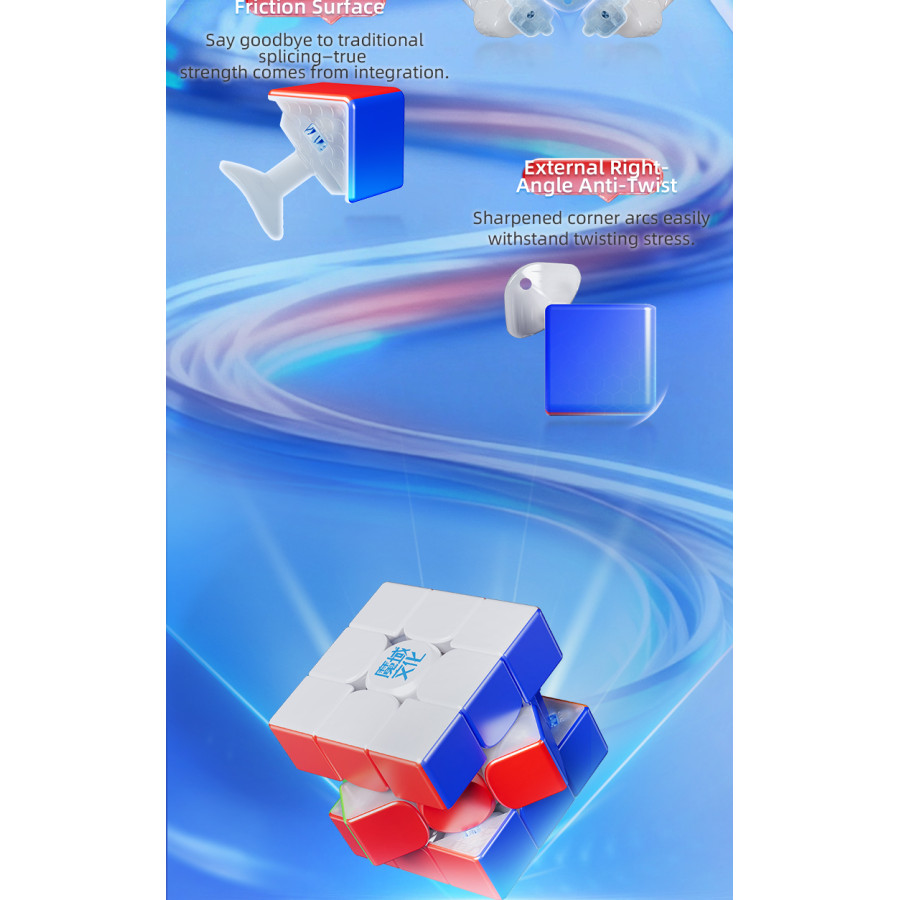 MoYu Super Aolong 3x3 AI 20 aimants Ball-Core...