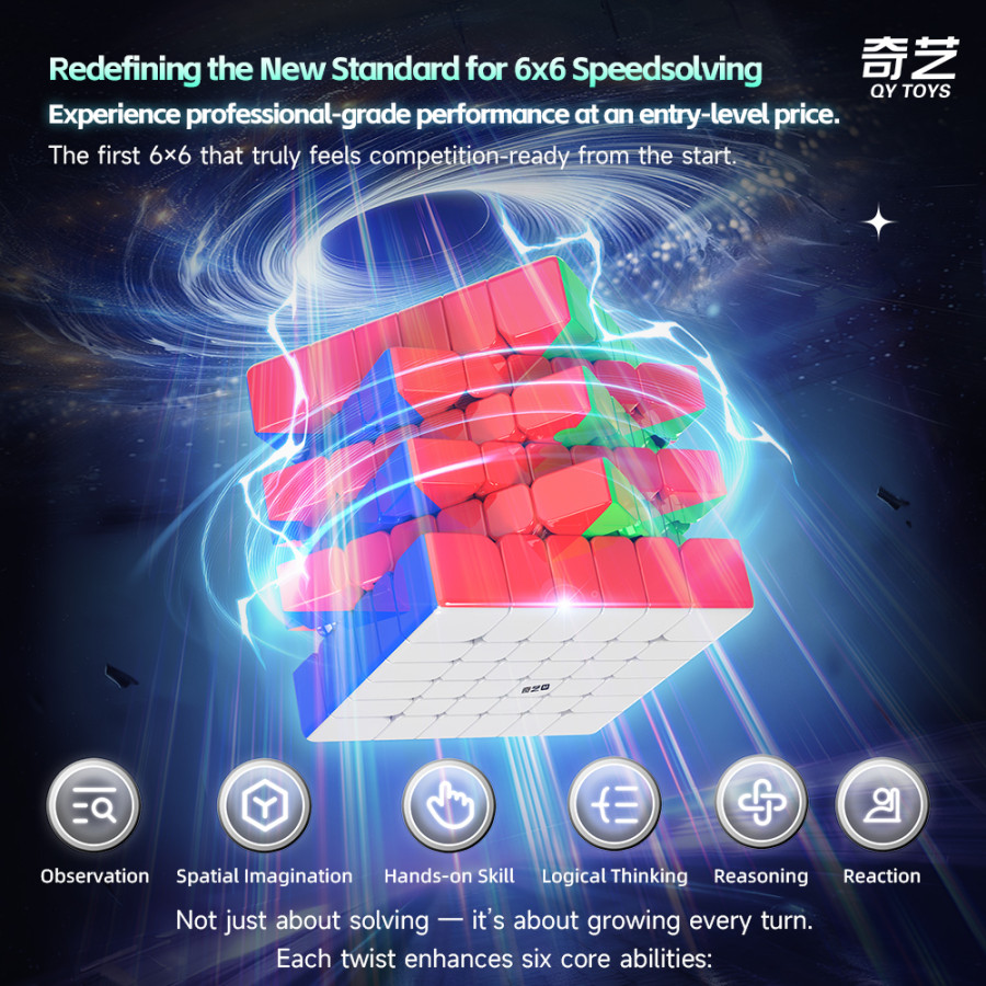 QiYi Warrior 6x6 Magnétique UV