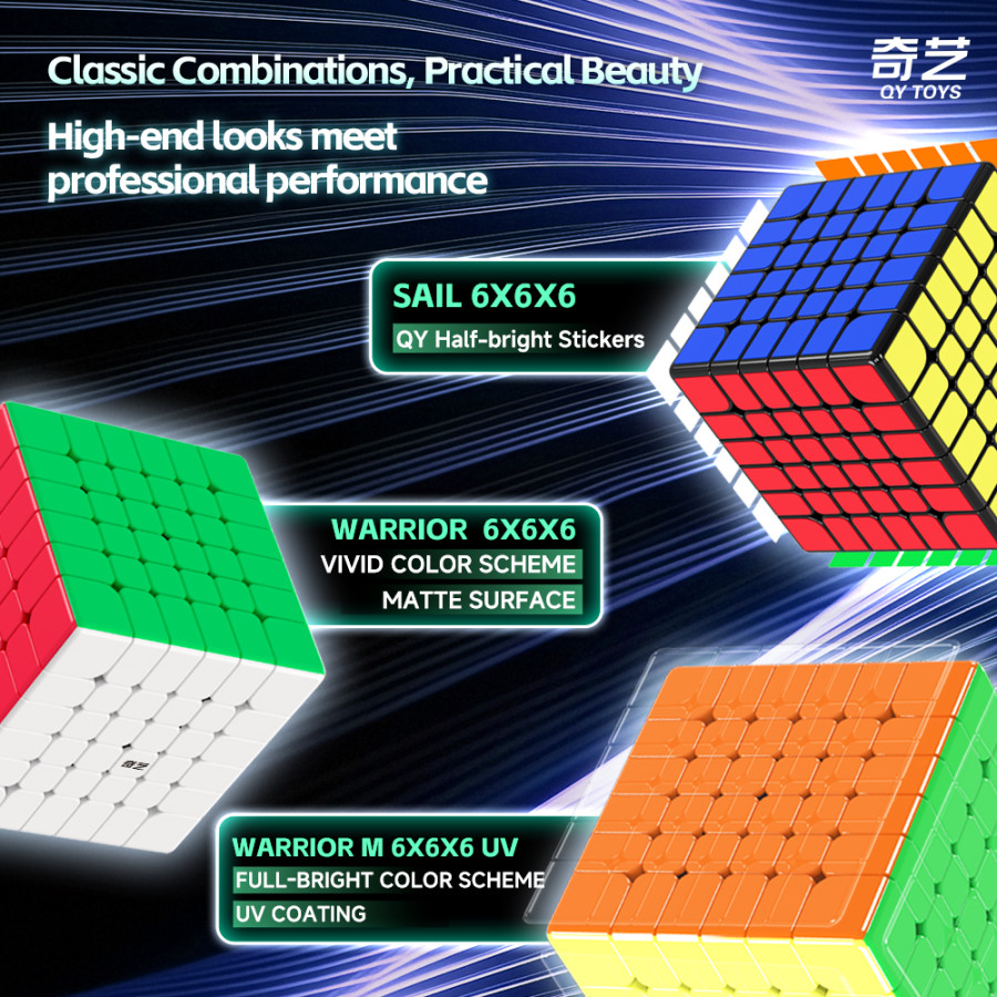 QiYi Warrior 6x6 Magnétique UV