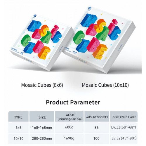 Mosaïque cubes GAN Mosaique