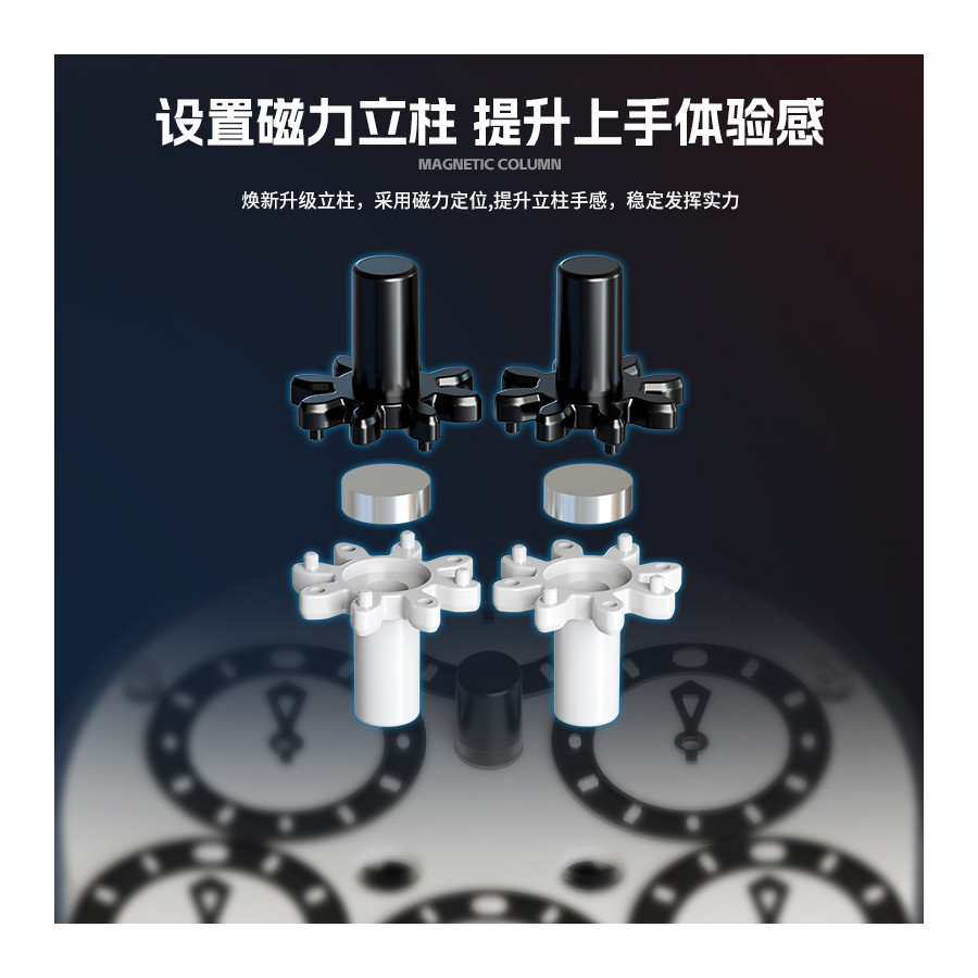 SengSo 3x3 Magnetique Clock V2