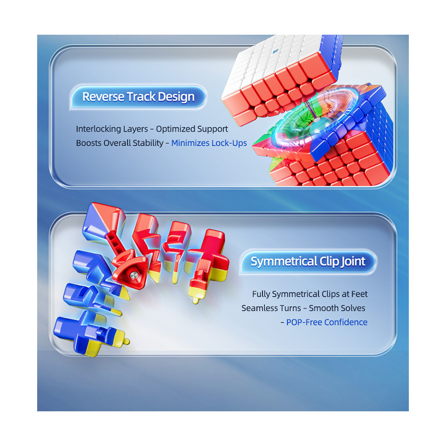 Moyu AoFu V5 7x7 Triple Track Magnetique UV