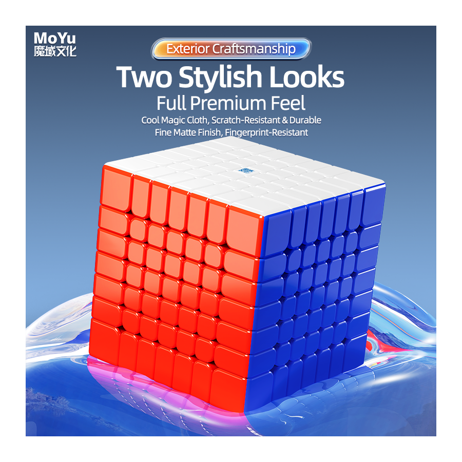 Moyu AoFu V5 7x7 Triple Track Magnetico UV