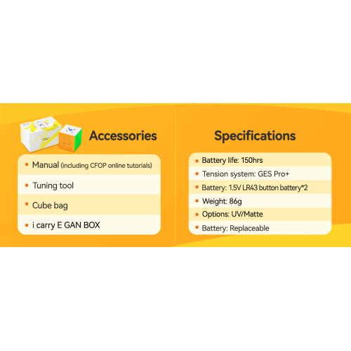 Gan 356 I Carry E 3x3 UV