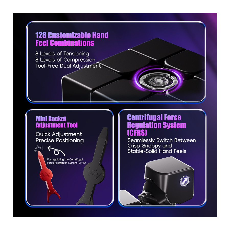 VinCube 3x3 Nova Maglev Ball Core UV