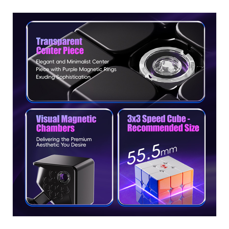 VinCube 3x3 Nova Maglev Ball Core UV