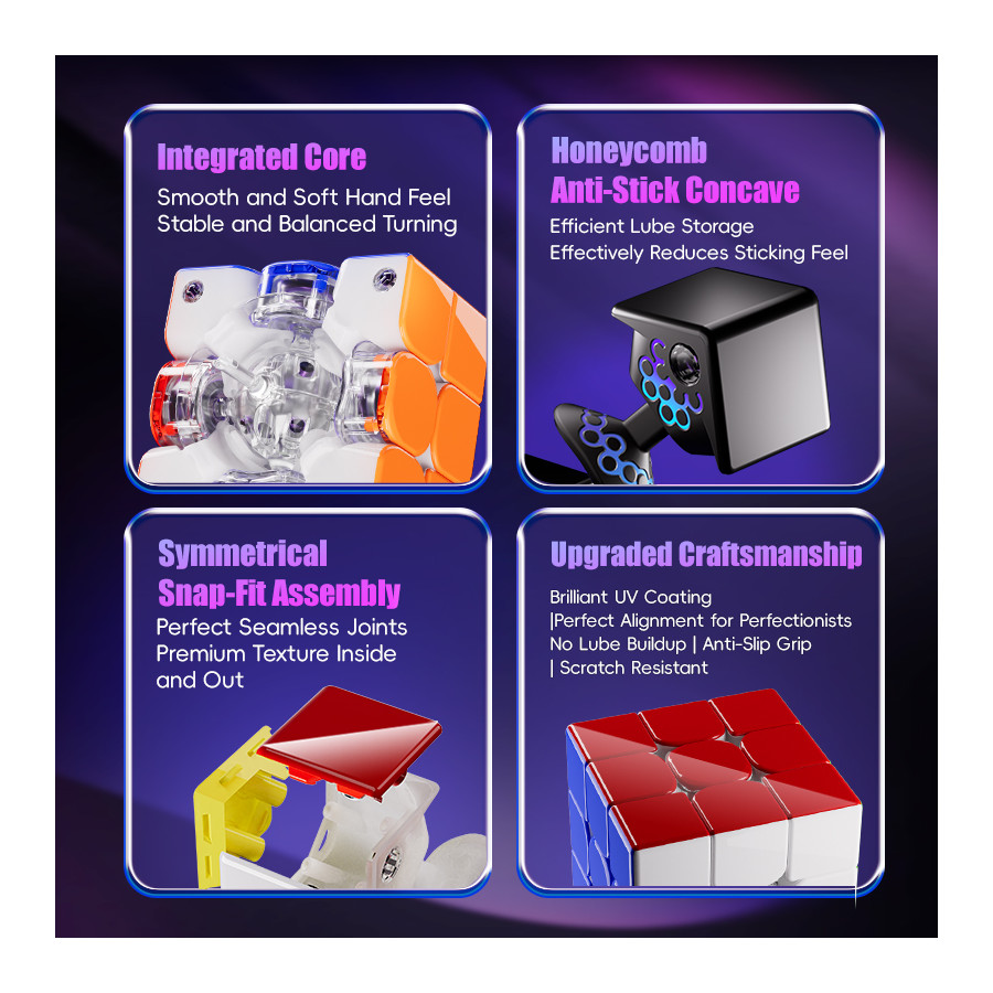 VinCube 3x3 Nova Maglev Ball Core UV