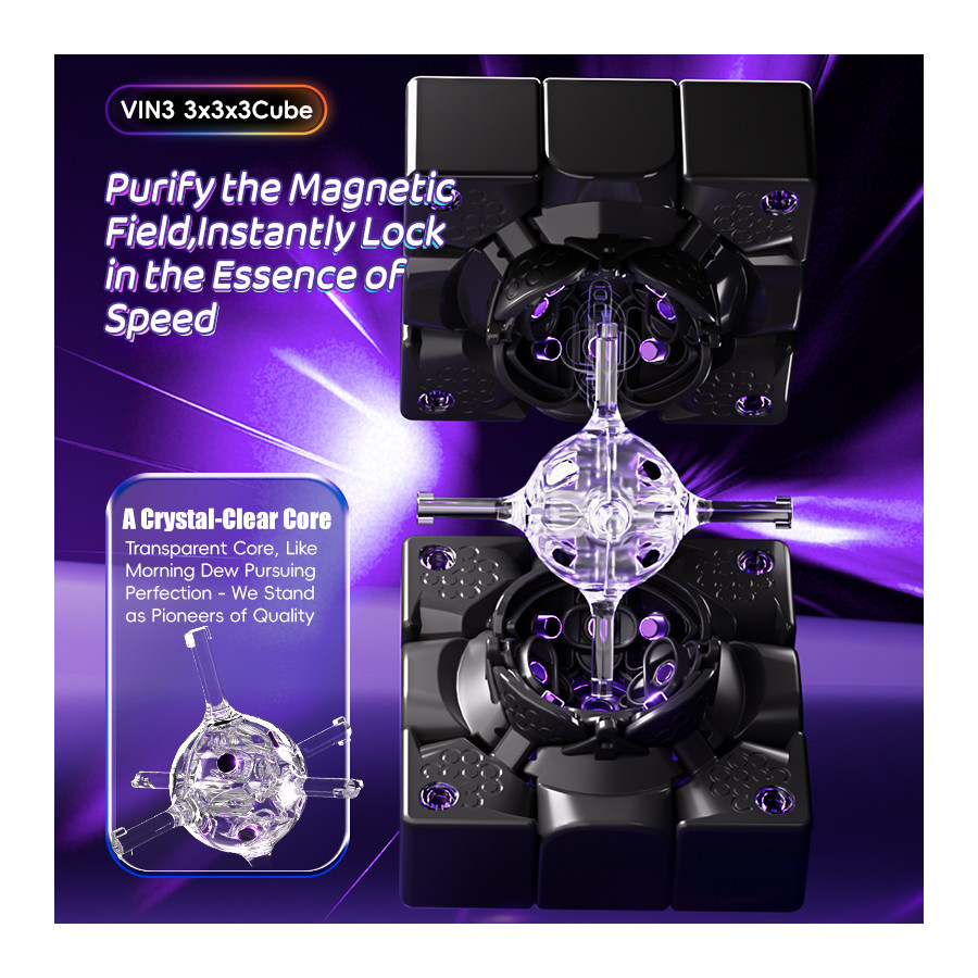 VinCube 3x3 Nova Maglev Ball Core UV