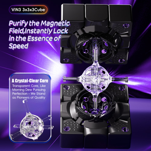 VinCube 3x3 Nova Maglev Ball Core UV