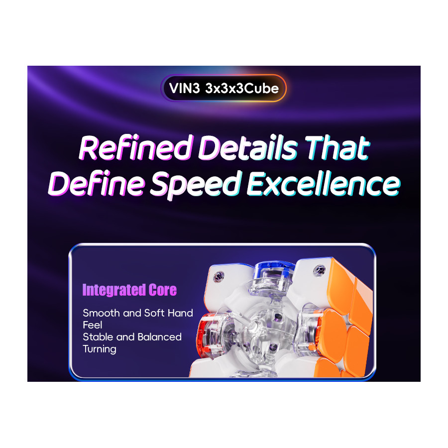 VinCube 3x3 Nova Maglev Ball Core UV