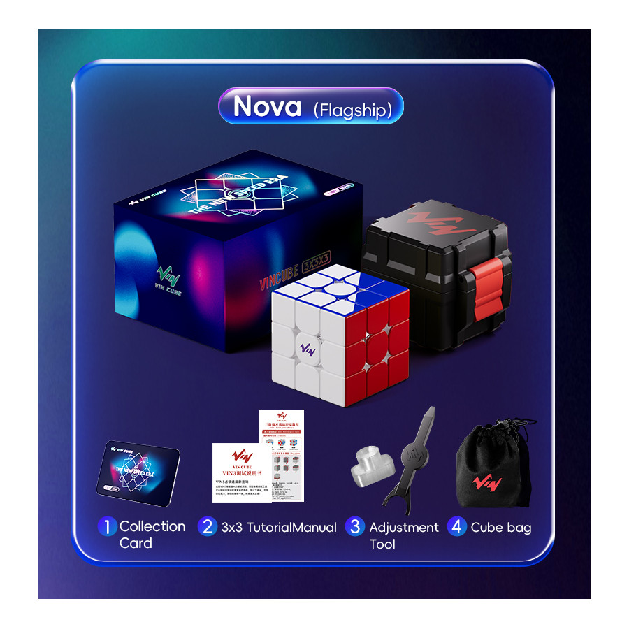 VinCube 3x3 Nova Maglev Ball Core UV