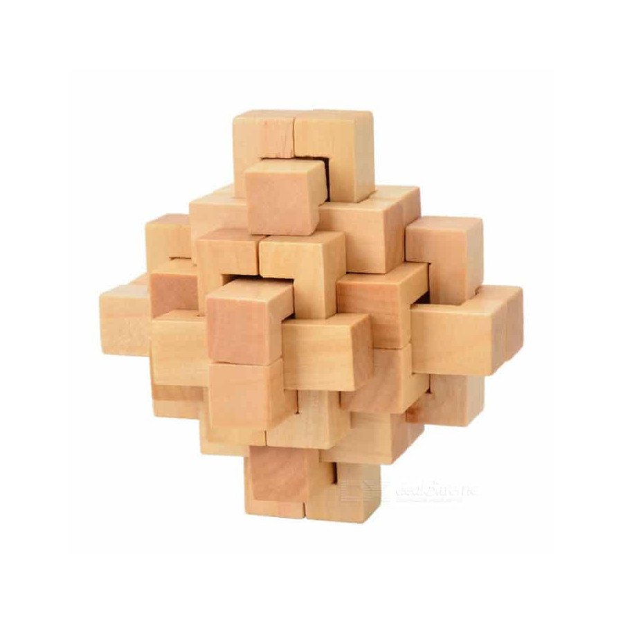 Hêtre 24 blocs puzzle 3D Bois