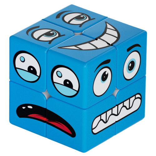 Cubo de caras azules 2x2 2