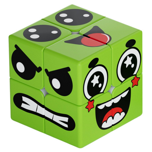 Cubo de caras verde 2x2