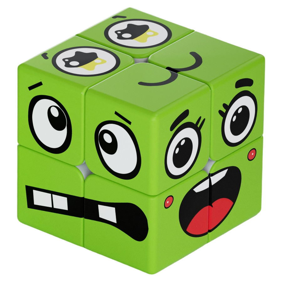 2x2 Green Faces Cube