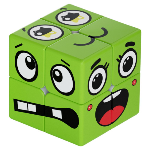 2x2 Green Faces Cube