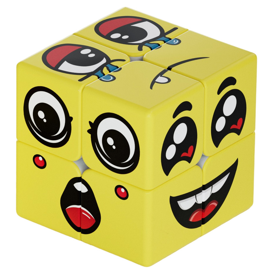 2x2 Yellow Faces Cube
