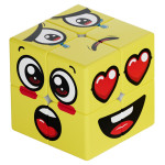 Cube "Faces" jaune 2x2