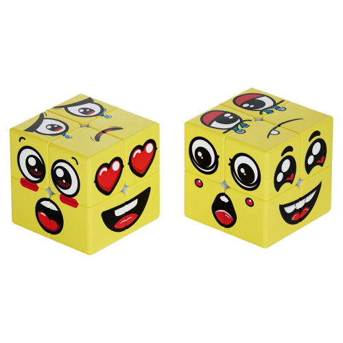 2x2 Yellow Faces Cube