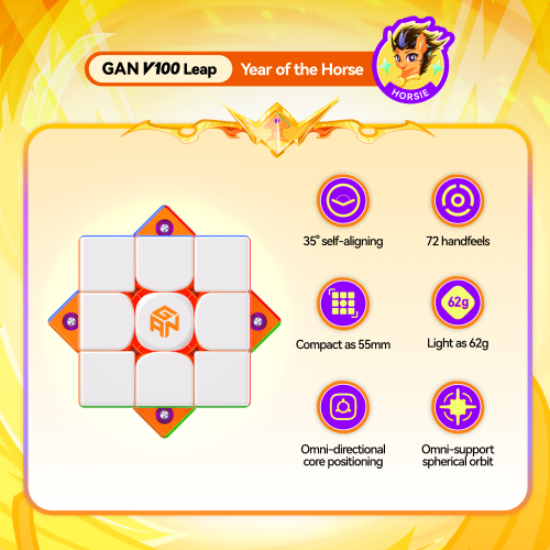 GAN V100 Leap 3x3 (2026 Year of Horse Edition)