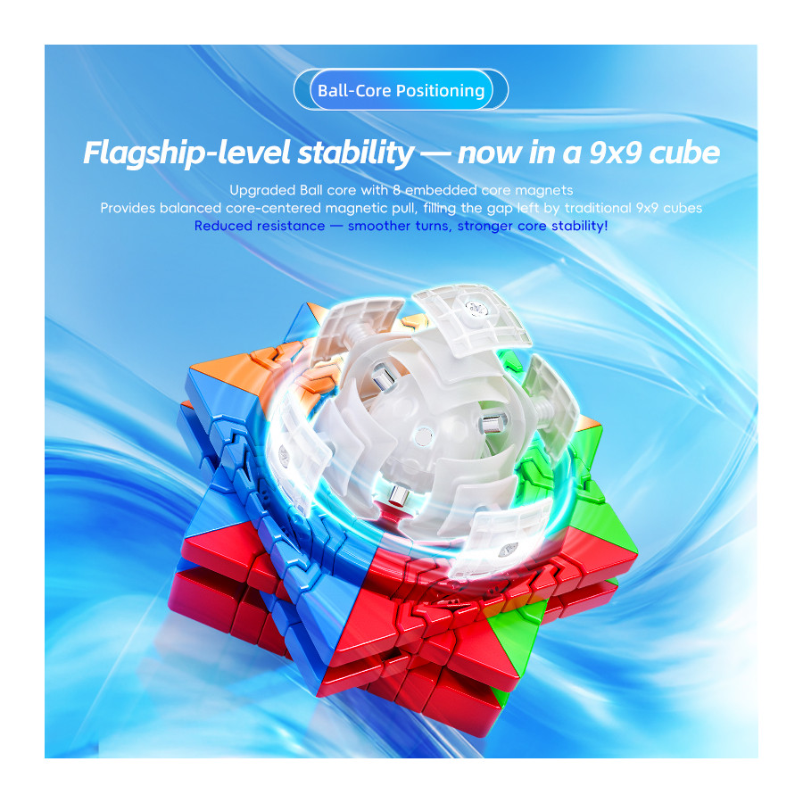 MoYu Meilong 9x9 V3 Magnetico Ball-Core