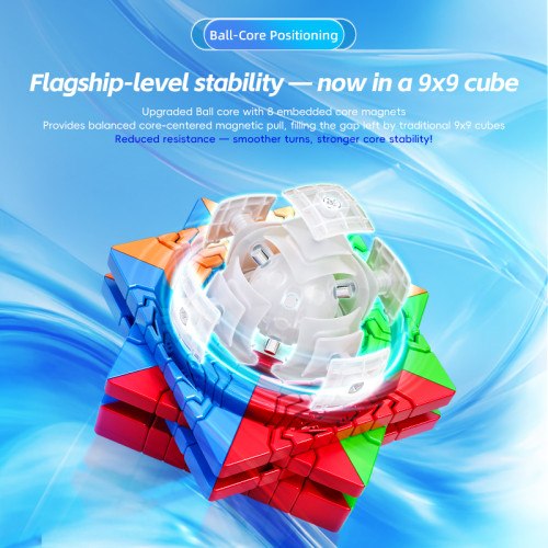 MoYu Meilong 9x9 V3 Magnetic Ball-Core
