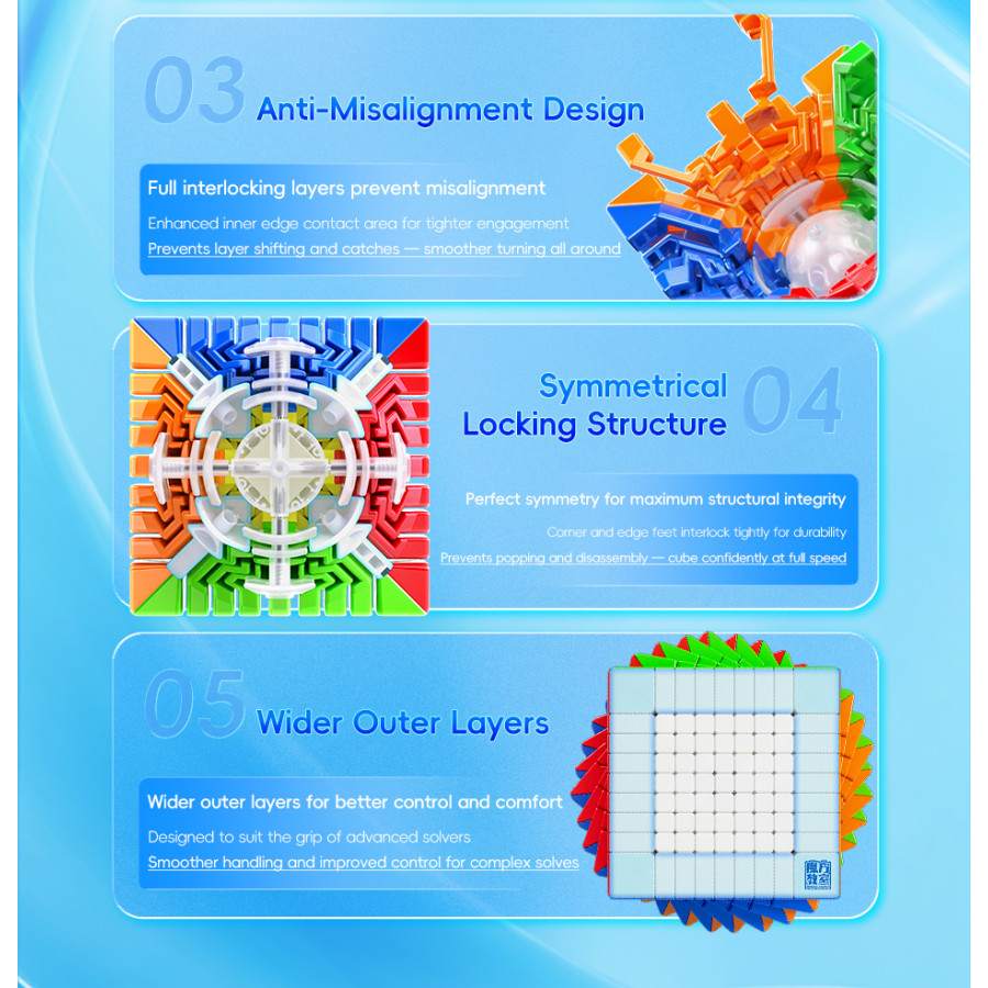 MoYu Meilong 9x9 V3 Magnetique Ball-Core