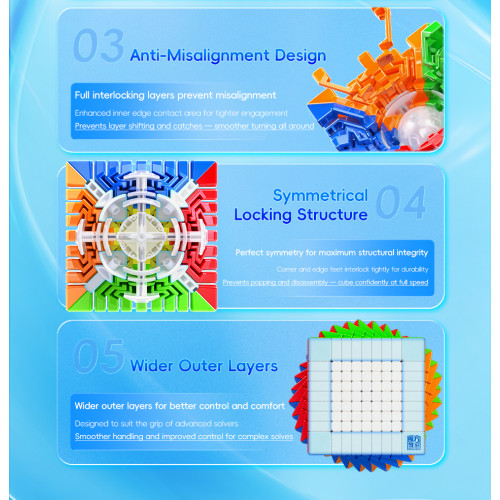 MoYu Meilong 9x9 V3 Magnetique Ball-Core