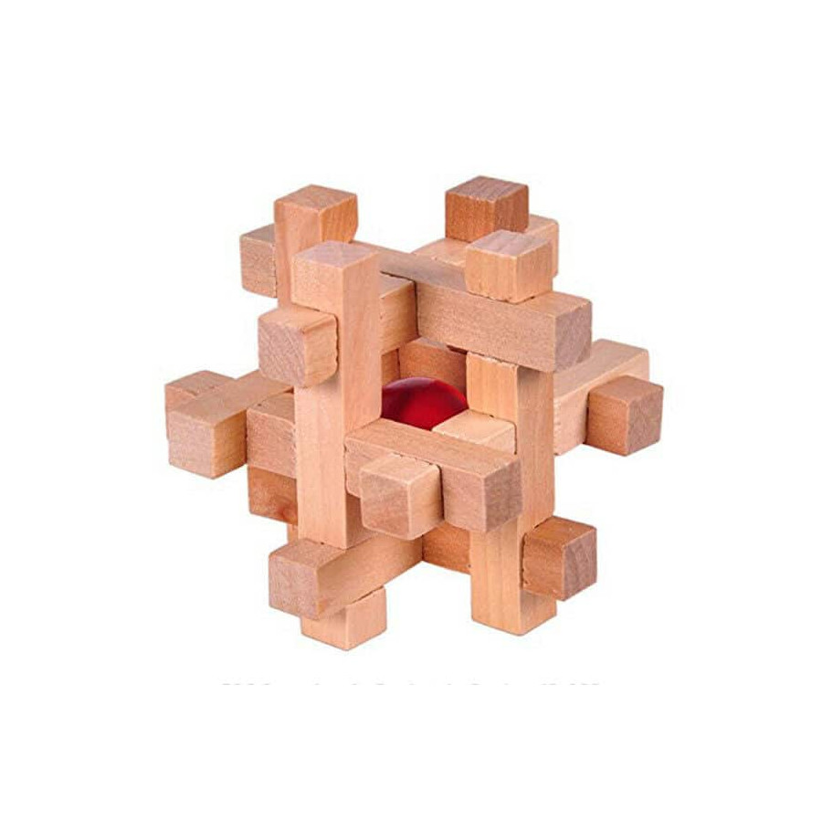 Balle en cage Puzzle 3D bois
