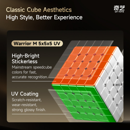 QiYi Warrior 5x5 Magnétique UV
