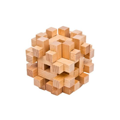 Cage Double Croix puzzle 3D bois