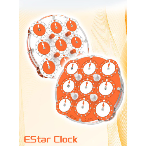 ESTAR Clock Version Bearing Alkaid Orange
