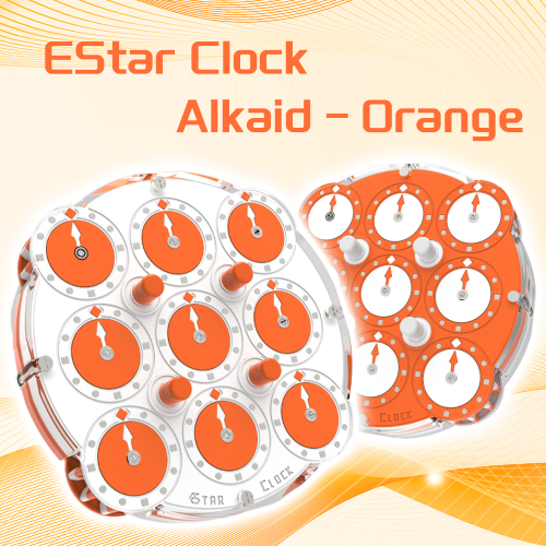 ESTAR Clock Version Bearing Alkaid Orange