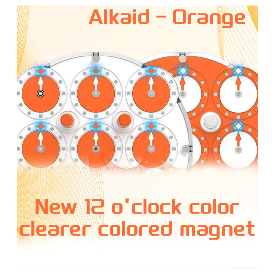 ESTAR Clock Version Bearing Alkaid Orange