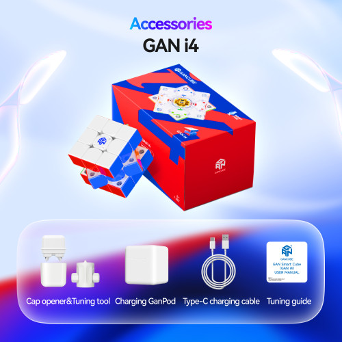 GAN i4 Leap Frosted 3x3 Smart Cube