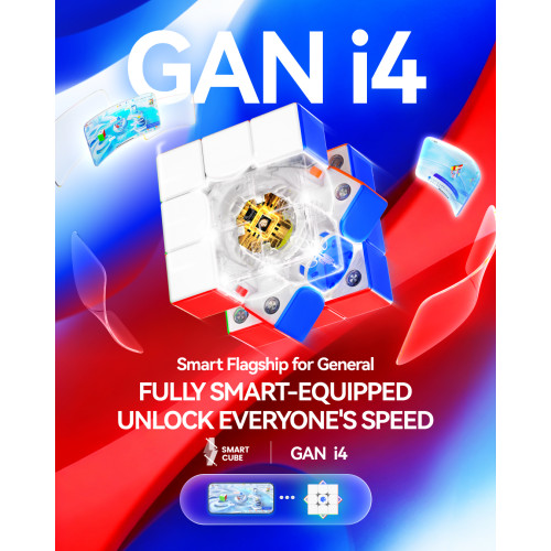 GAN i4 Leap Frosted 3x3 Smart Cube