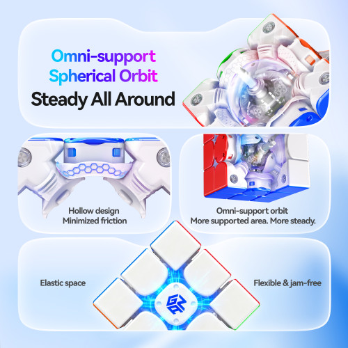 GAN i4 Leap Frosted 3x3 Smart Cube