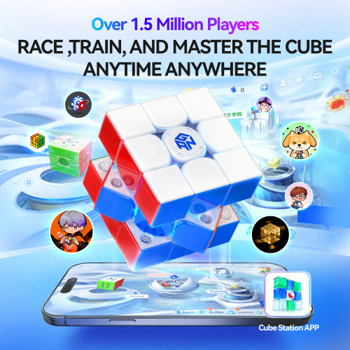 GAN i4 Leap Frosted 3x3 Smart Cube