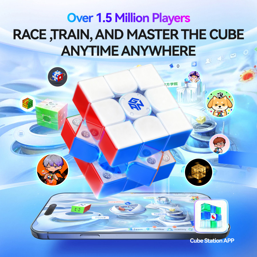 GAN i4 MagLev UV 3x3 Bluetooth Smart Cube