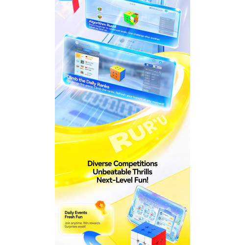 GAN i Carry 4 Frosted Smart Cube Bluetooth