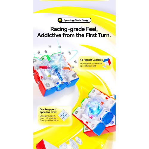 GAN i Carry 4 Frosted Smart Cube Bluetooth